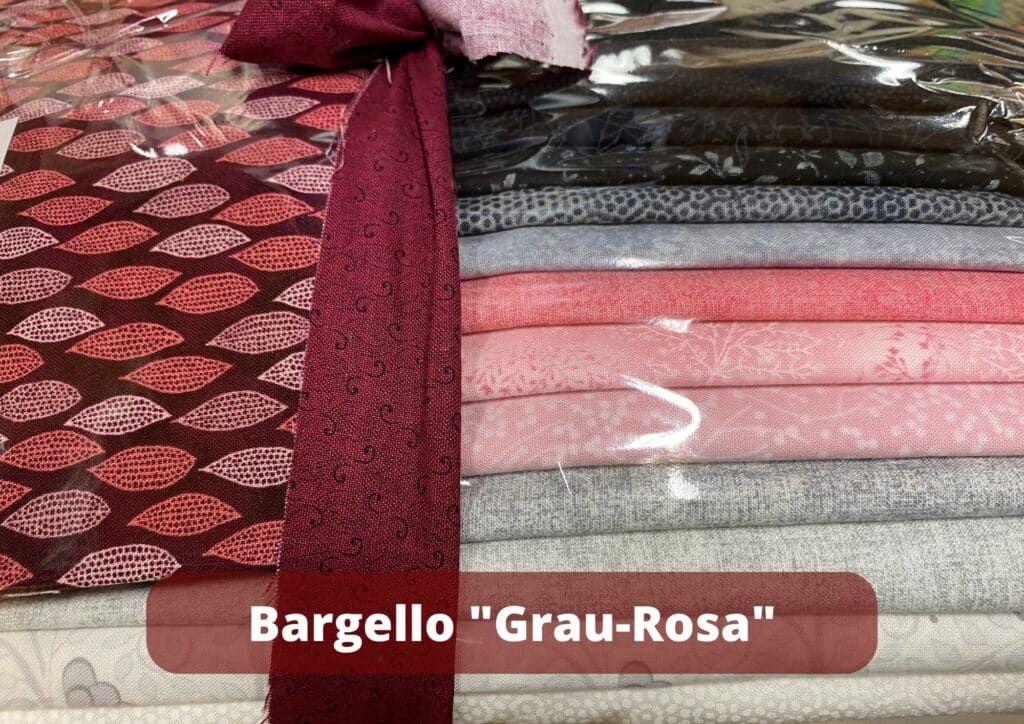 Bargello Grau Rosa