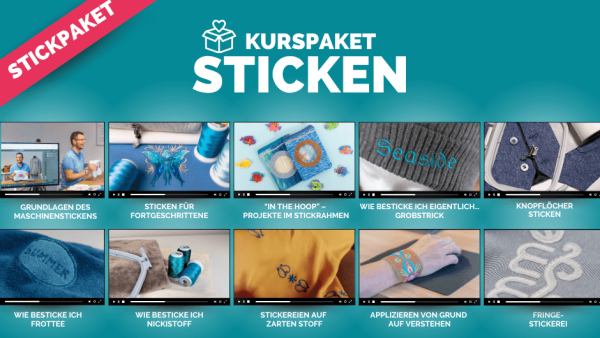 courleys kurspaket sticken