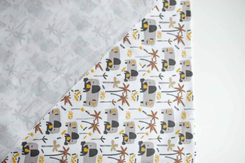 Blogbild Gemusterter Stoff Quer