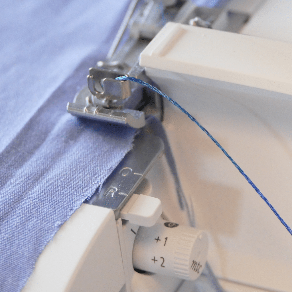 Beilauffaden Detail Fuß