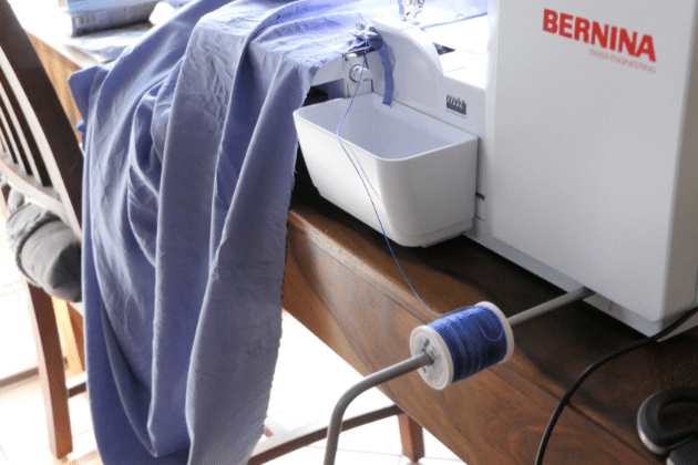 Beilauffaden Garnrolle detail