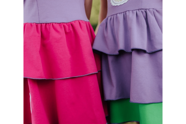 Rollsaum Volants Detail