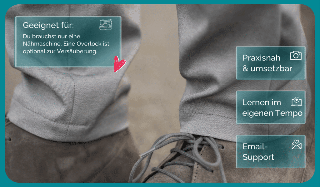 7 Die Hose wie vom Profi geeignet fuer