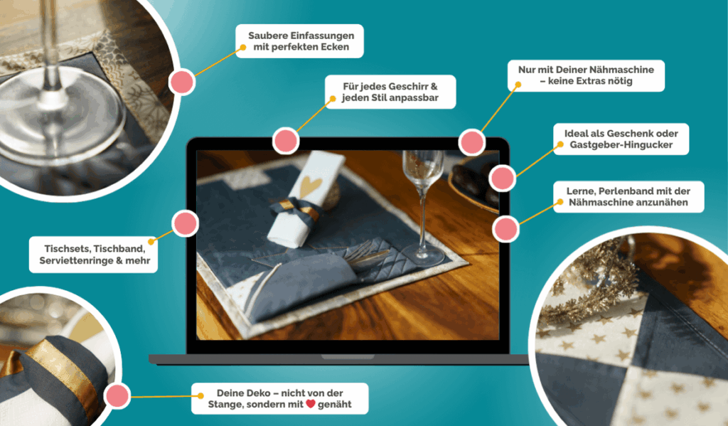 Meine genähte Festtafel kursinhalte 3