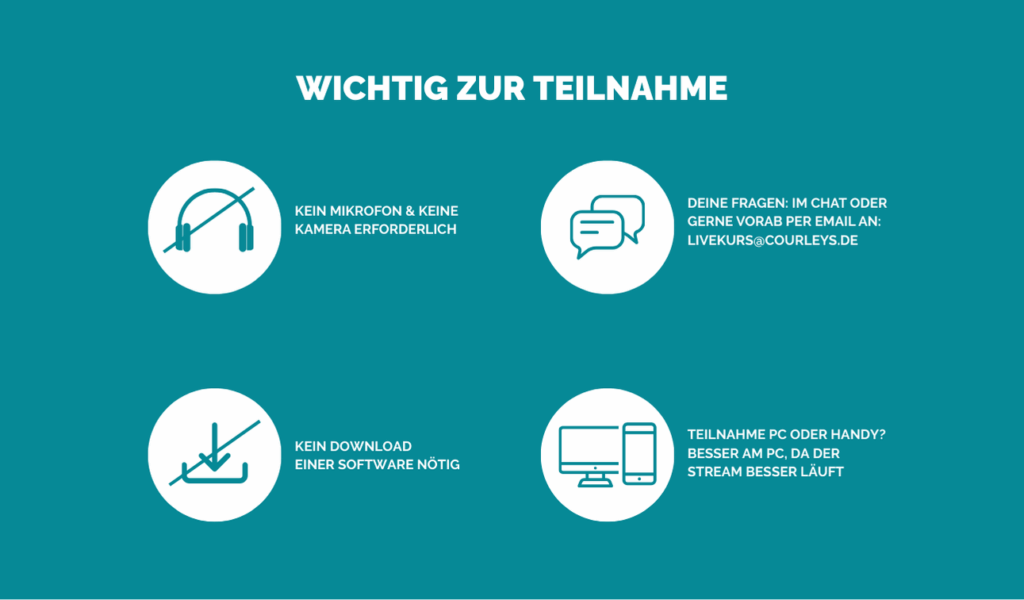 Wichtig zur Teilnahme LIVE kompr 2
