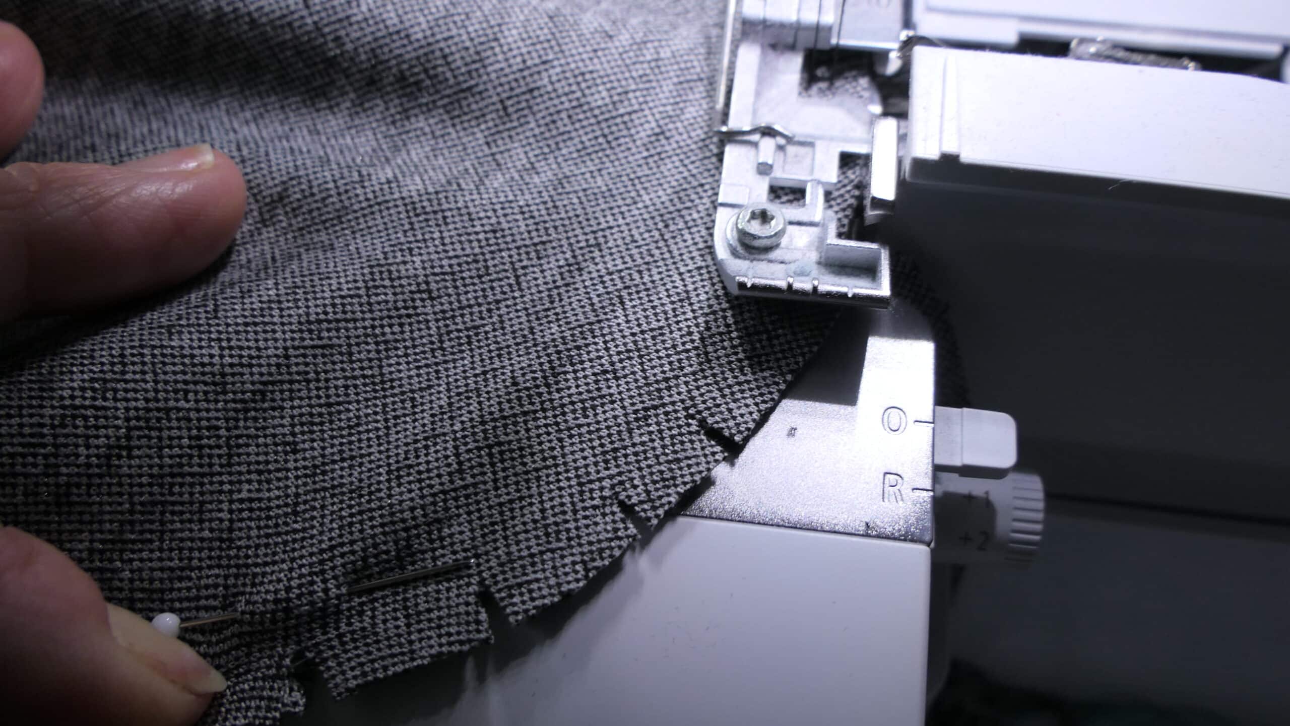 Nahtzugabe einschneiden Rundungen