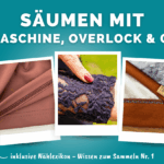 Säumen mit Nähmaschine Overlock Cover