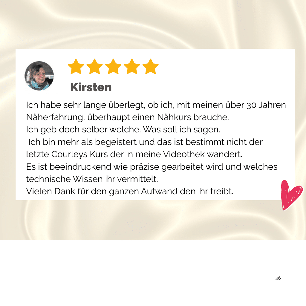 Kundenbewertung Kirsten