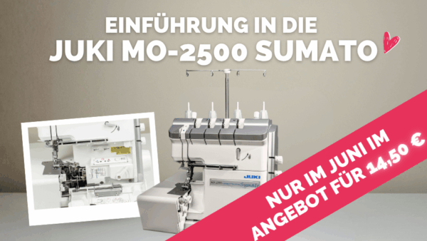 Artikelbild Einführung in die Juki MO 2500 Sumato ANGEBOT kompr