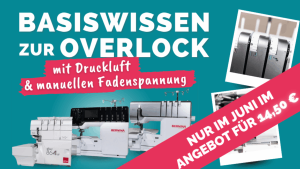 Basiswissen zur Overlock mit Druckluft&manuellen Fadenspannung ANGEBOT kompr
