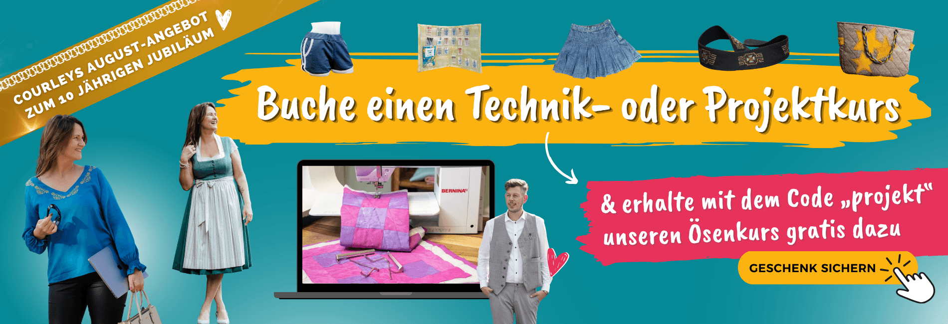 August Angebot Ösenkurs desktop banner kompr