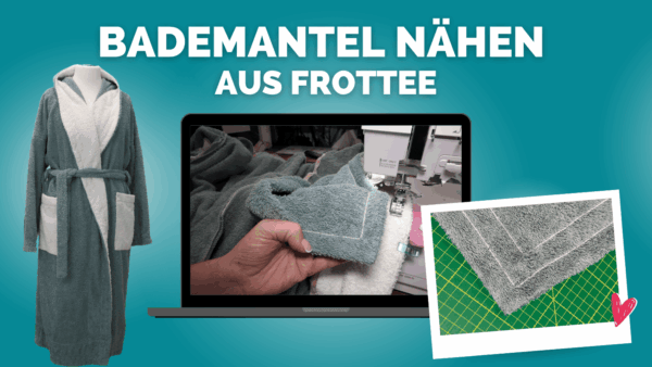 Artikelbild Bademantel nähen aus Frottee kompr