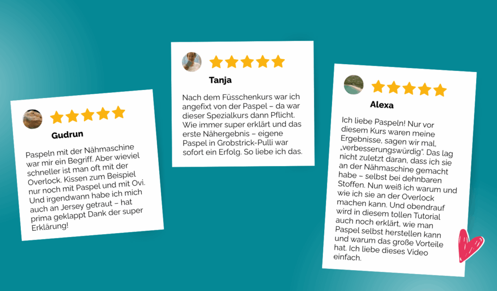Paspeln auf der Overlock (4) Bewertungen